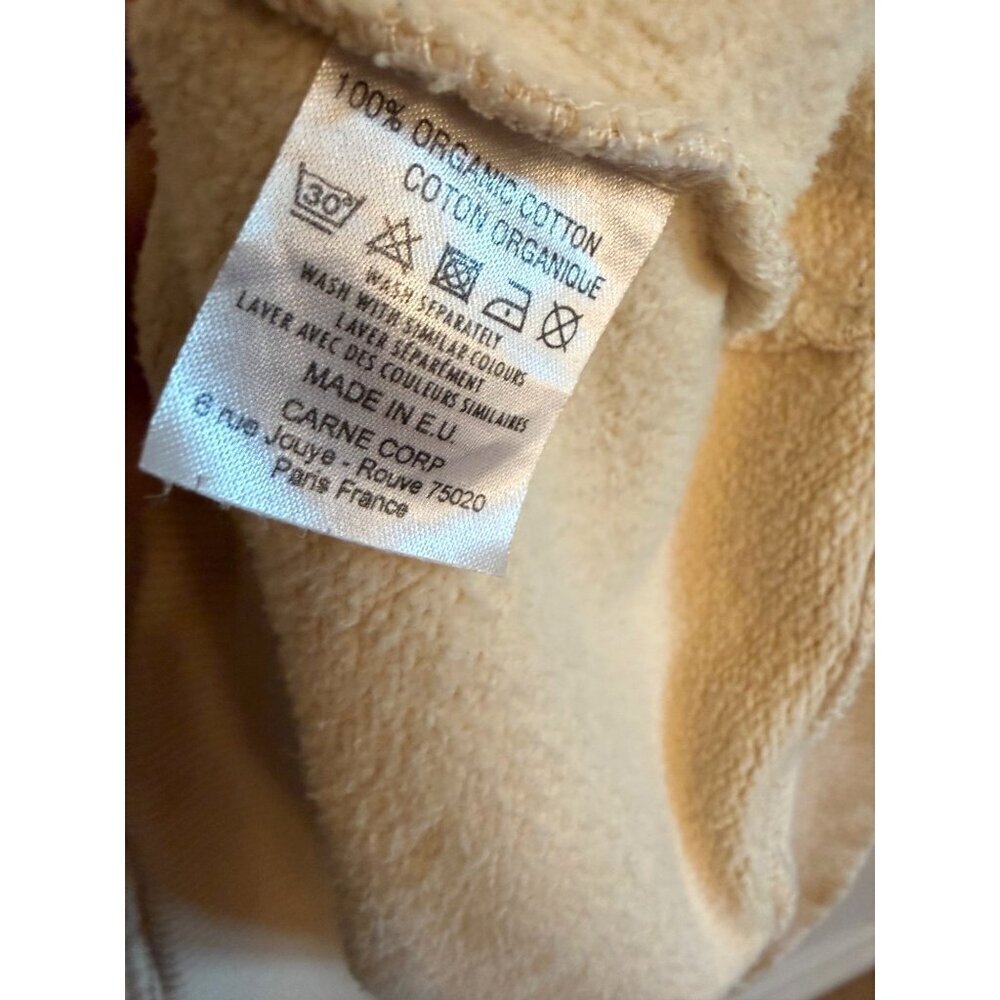 Carne Bollente Beige Organic Cotton Hoodie "Eat A Fruit Everyday" Graphic Size M - Picture 7 of 7